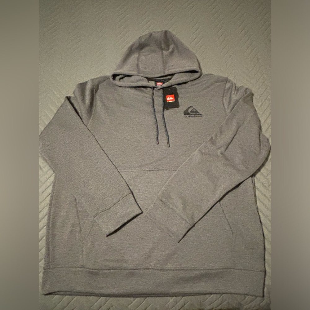 Quiksilver Performance Fleece Hoodie‎ Size L Gym Back To School College Skate